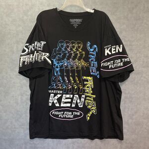 Street Fighter Master Ken graphic tee.